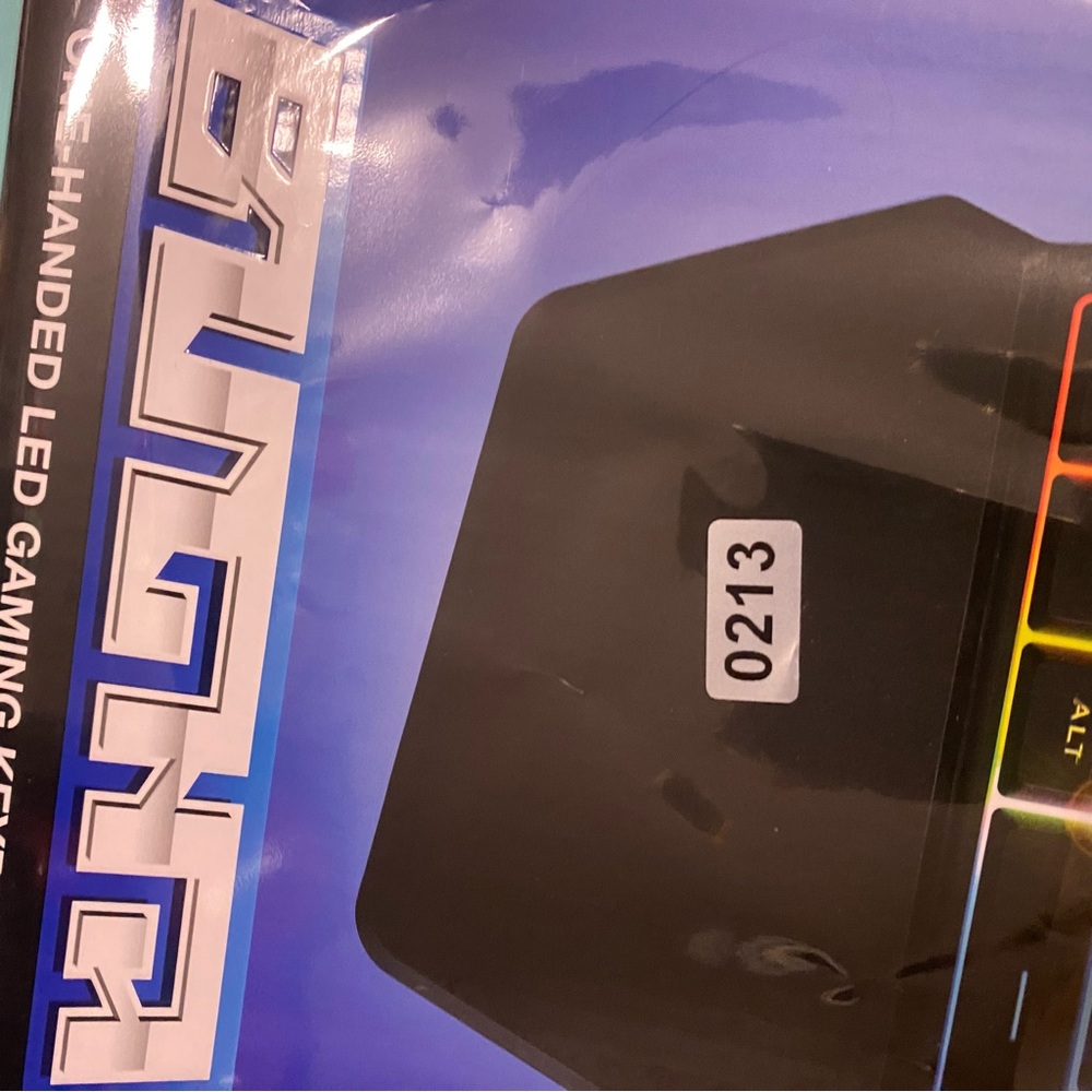 3 Pieces. - 2  1-Handed Gaming Keyboard  & 1 LED Monitor Riser - Picture 6 of 11